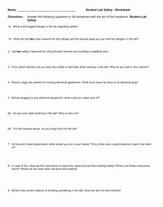 Lab Safety Worksheet Pdf Best Of Whmis &amp; Ghs Worksheet Tuesday February 5 2019