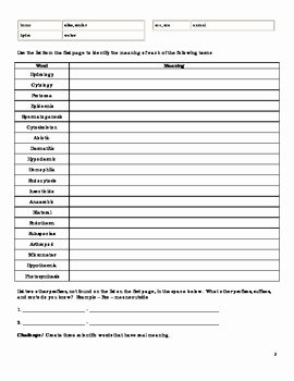 Language Of Science Worksheet Inspirational Middle and High School Literacy Worksheet Understanding