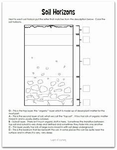 Layers Of soil Worksheet Unique Geology Worksheets and Printable Activities
