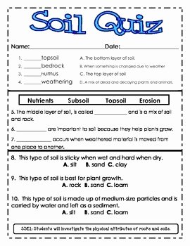 Layers Of soil Worksheet Unique soil Quiz by Alison Crawford
