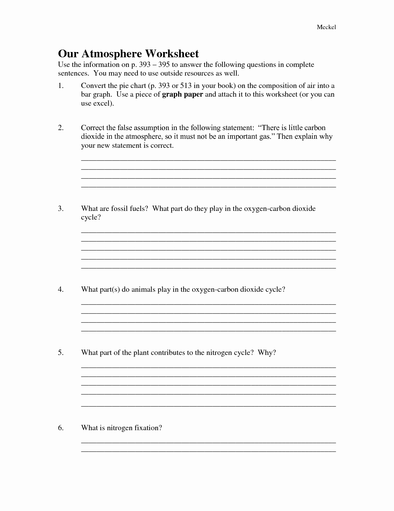 Layers Of the atmosphere Worksheet New 7 Best Of Layers the atmosphere Worksheet