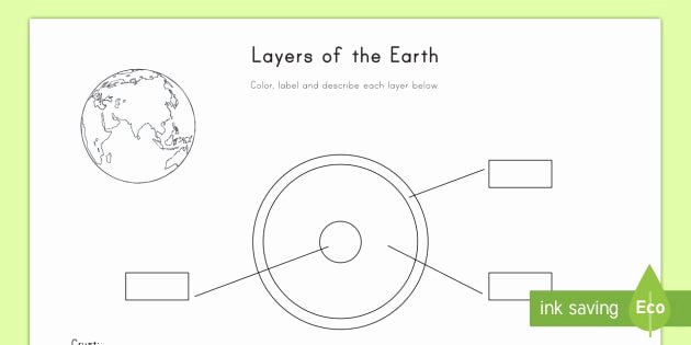 Layers Of the Earth Worksheet Beautiful Layers Of the Earth Worksheet Worksheet Earth Layers