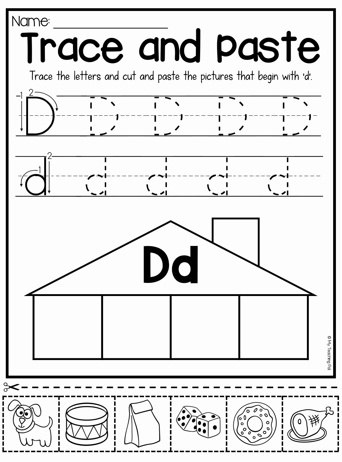 Letter D Worksheet for Preschool Inspirational Pin On Pre K 4