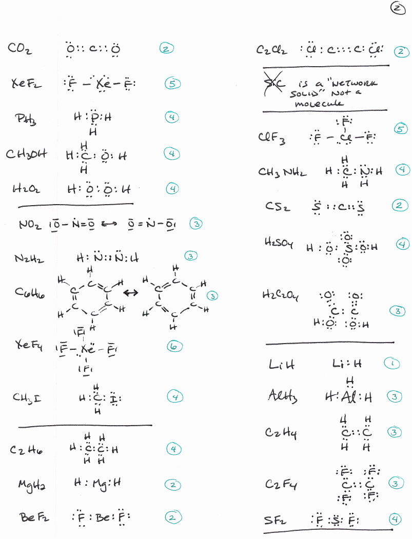 Lewis Structure Practice Worksheet New Chemistry 162 Exam Study 2 Guide