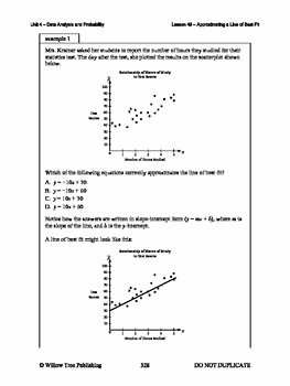 Line Of Best Fit Worksheet New 73 Best Images About Probability &amp; Statistics On Pinterest
