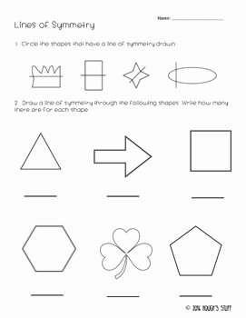 Line Of Symmetry Worksheet Fresh Lines Of Symmetry by Hough S Stuff