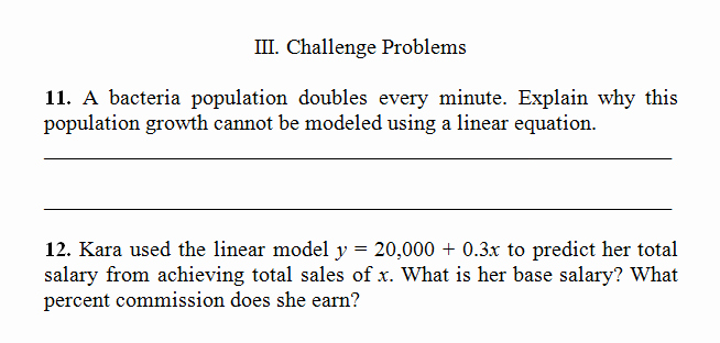 Linear Equation Worksheet Pdf Luxury Linear Equation Word Problems Worksheet Pdf and Answer