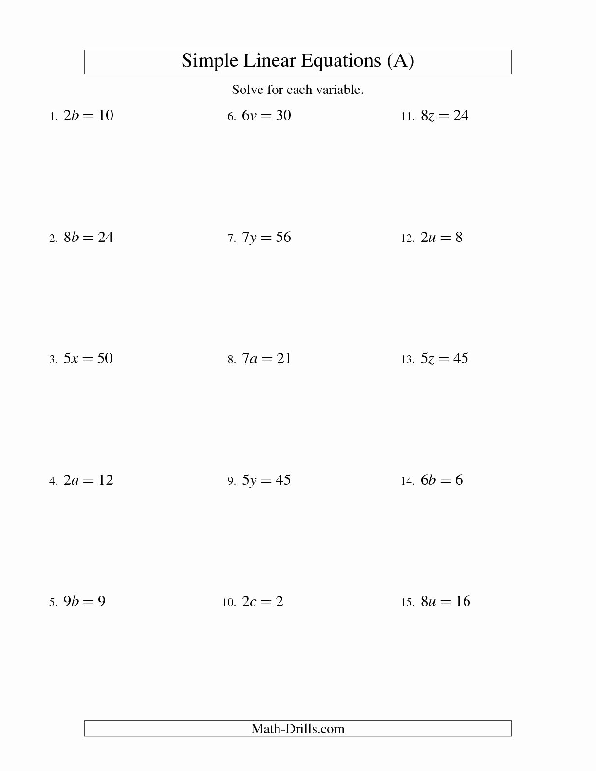 Linear Equations and Inequalities Worksheet Luxury solving Linear Equations and Inequalities Worksheet the