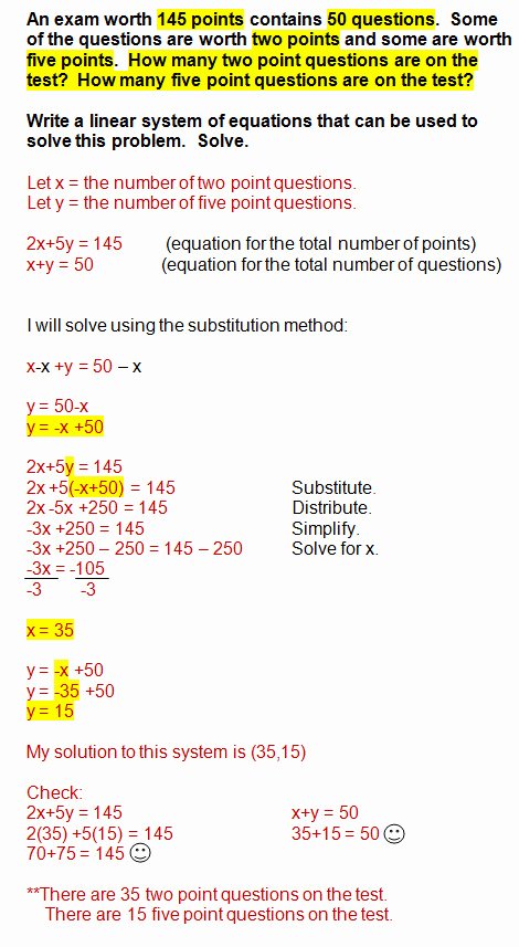 Linear Equations Word Problems Worksheet Fresh Linear Equation Word Problems Worksheet