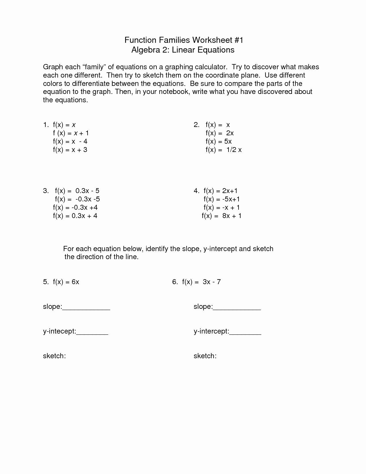 Linear Equations Worksheet with Answers Elegant 15 Best Of Evaluating Functions Worksheets Pdf