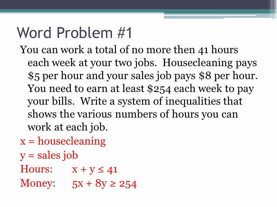 Linear Inequalities Word Problems Worksheet Awesome Inequalities Word Problems Worksheet