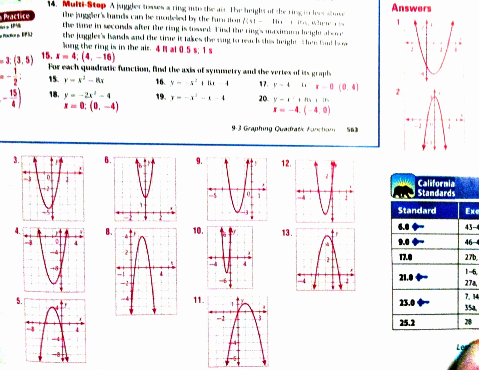 Linear Quadratic Systems Worksheet Awesome Graphing Systems Linear and Quadratic Equations