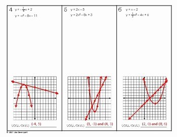 Linear Quadratic Systems Worksheet Inspirational solving Systems Of Linear &amp; Quadratic Equations by