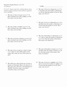 Linear Word Problem Worksheet Luxury Integrated Algebra Practice Systems Of Linear Equation