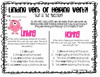 Linking and Helping Verbs Worksheet Beautiful Helping Verbs Vs Linking Verbs What S the Difference by