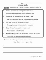 Linking and Helping Verbs Worksheet New 16 Best Of English Contractions Worksheets