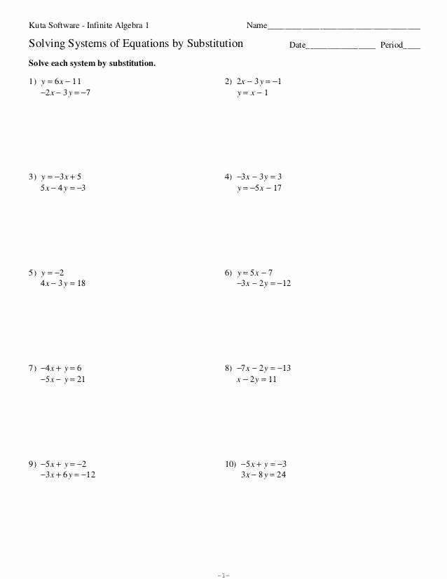 Literal Equations Worksheet Answer Key Luxury Multi Step Equations Infinite Algebra 1 Tessshebaylo