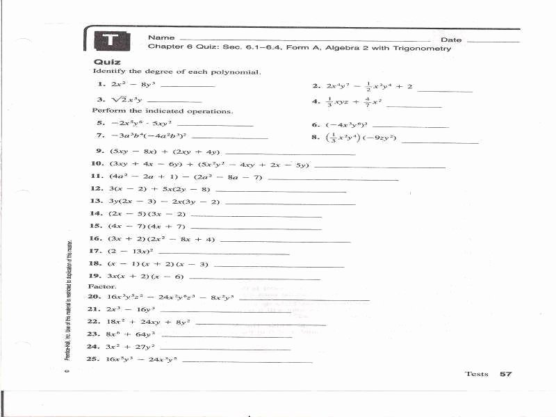 Literal Equations Worksheet Answer Key Unique Algebra 2 Literal Equations Answers Tessshebaylo
