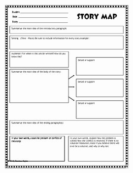 Literary Devices Worksheet Pdf Inspirational Story Map Literary Elements Graphic organizer by