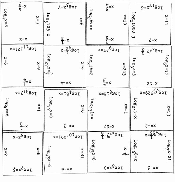 Logarithm Worksheet with Answers New solving Equations Puzzle Tessshebaylo