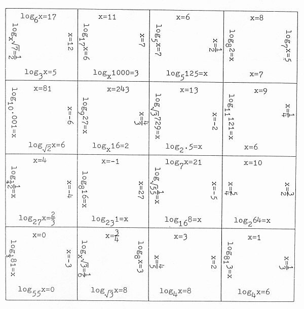 Logarithm Worksheet with Answers Unique Logarithm Puzzle Algebra