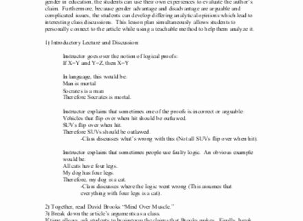 Logical Fallacies Worksheet with Answers Fresh 54 Logical Fallacies Worksheet Logical Fallacies