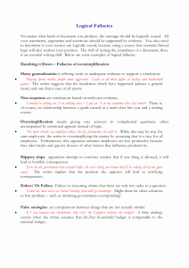 Logical Fallacies Worksheet with Answers Lovely Name that Logical Fallacy Worksheet