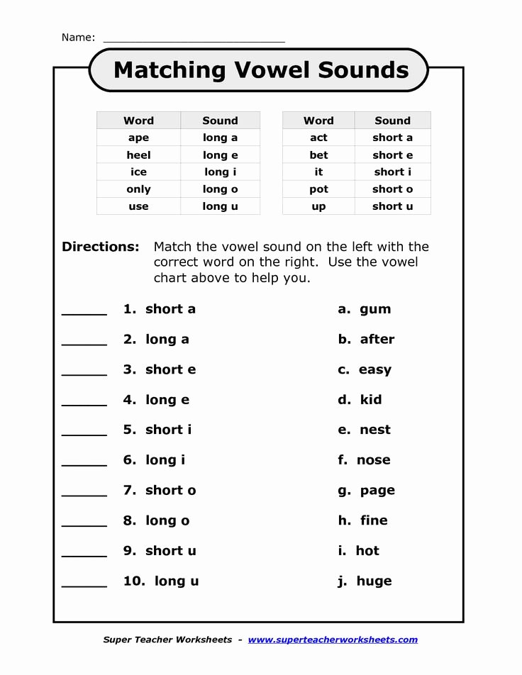 50 Long A Sound Words Worksheet