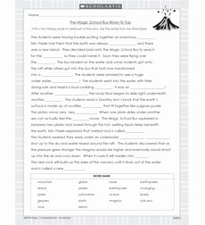 Magic School Bus Worksheet Beautiful Product Magic School Bus Blows Its top A Book About
