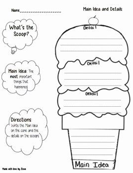 Main Idea Worksheet 2nd Grade Best Of What S the Main Idea by Zeva S Zest