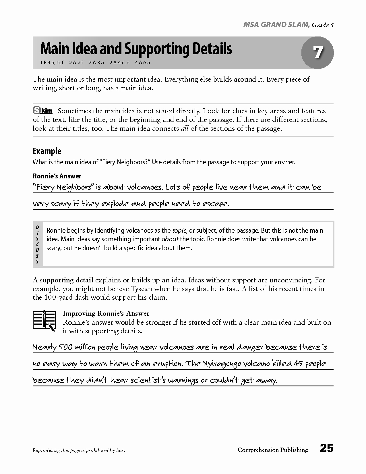 Main Idea Worksheet 4th Grade Inspirational 10 Best Of Main Idea Worksheets Main Idea