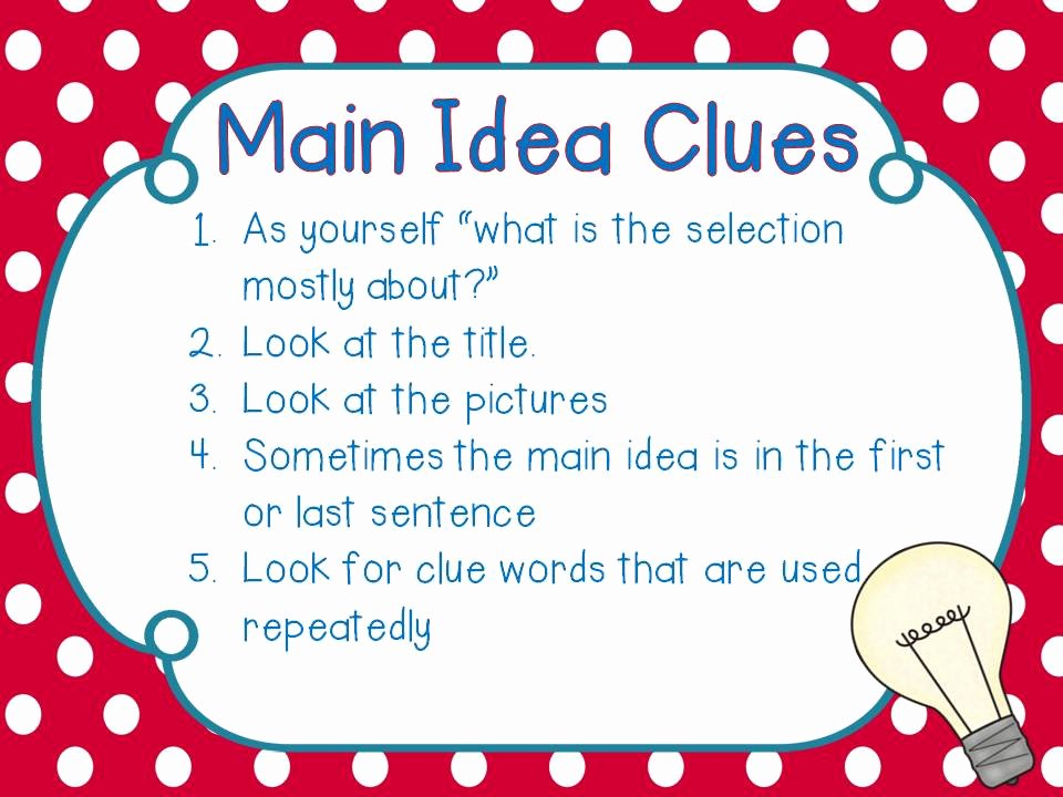 50 Main Idea Worksheet 5