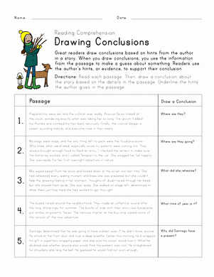 Making Conclusions Geometry Worksheet Answers Lovely Reading for Prehension Drawing Conclusions