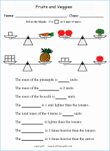 Mass and Weight Worksheet Beautiful Mass and Measurement Math Worksheets for Primary Students