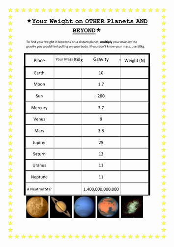 Mass and Weight Worksheet Beautiful Uhf Science Resources Teaching Resources Tes