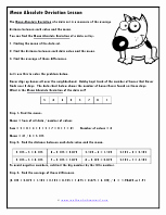 Mean Absolute Deviation Worksheet Awesome Mean Absolute Deviation Algebra I Data