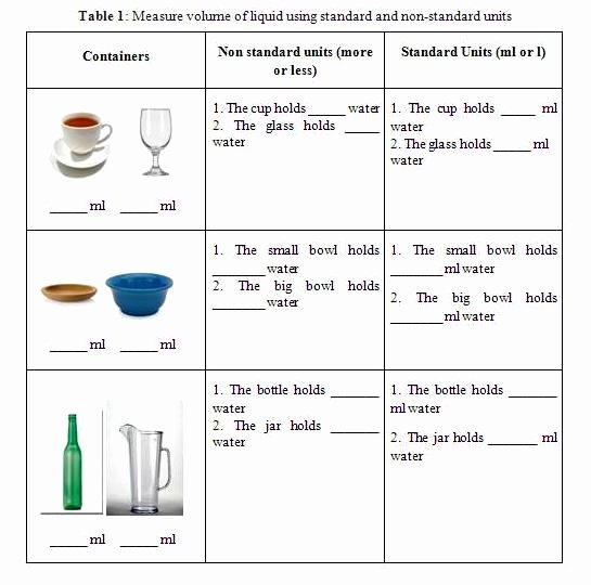 Measuring Liquid Volume Worksheet New Hbmt 2103 Teaching Matematics In Year Two Measuring the