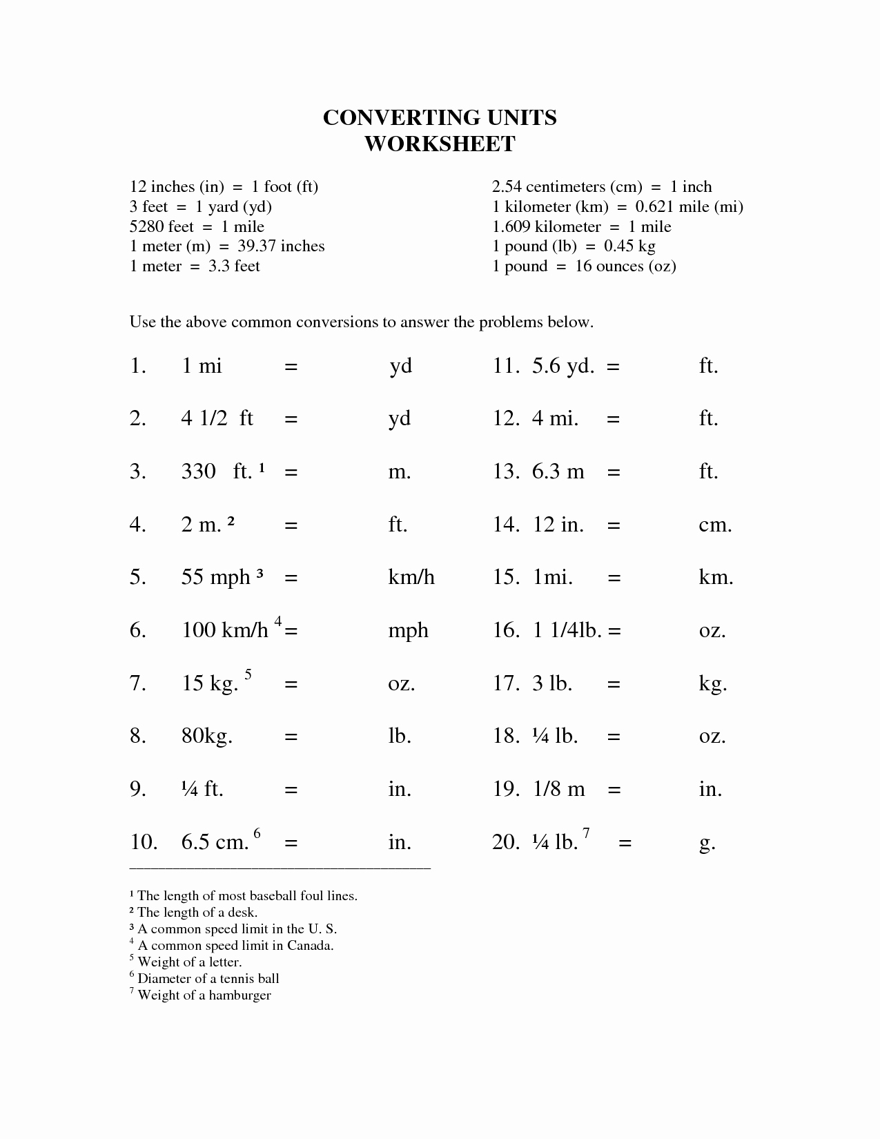 Measuring Units Worksheet Answer Key Beautiful 13 Best Of Yards to Inches Worksheets Customary