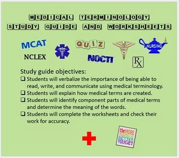 Medical Terminology Suffixes Worksheet Elegant Medical Terminology Study Guide and Worksheets by