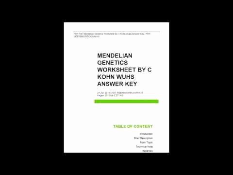 Mendelian Genetics Worksheet Answer Key Beautiful Mendelian Genetics Worksheet