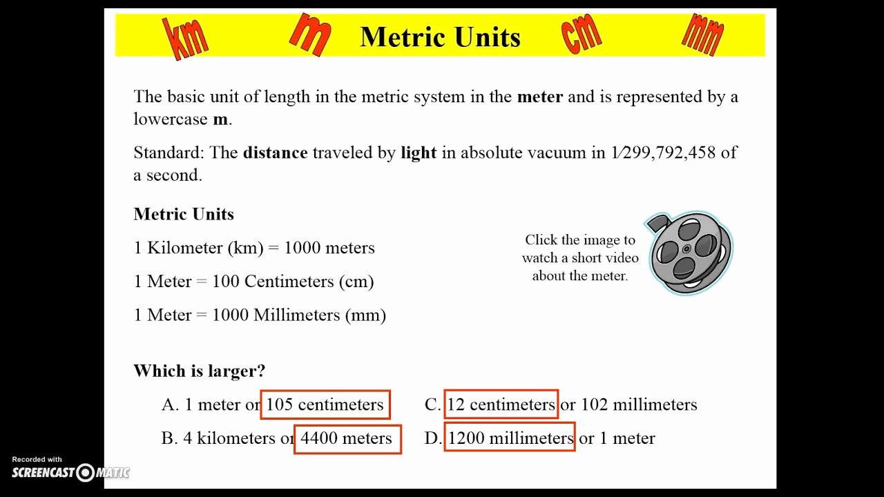 Metric Mania Worksheet Answers Beautiful Metric Mania Length