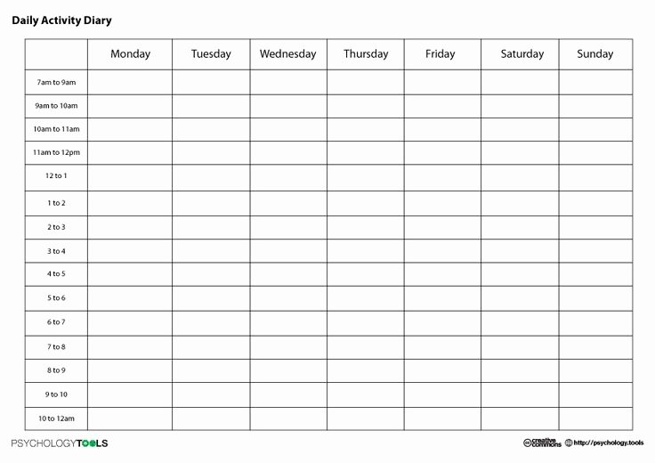 Mind Over Mood Worksheet Luxury Cbt Daily Activity Diary Depression
