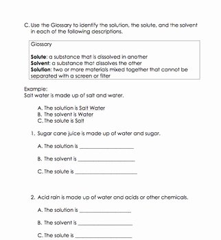 Mixtures and solutions Worksheet Answers Fresh What are Mixtures and solutions by Lightbulb Moments