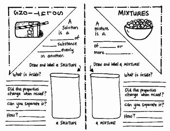 Mixtures and solutions Worksheet Awesome 17 Best Images About Stem Mixtures and solutions On