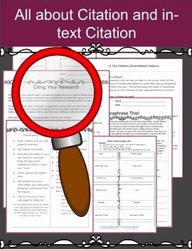 Mla Citation Practice Worksheet Unique Mla Citation Worksheets and Practice by Rebekah Sayler