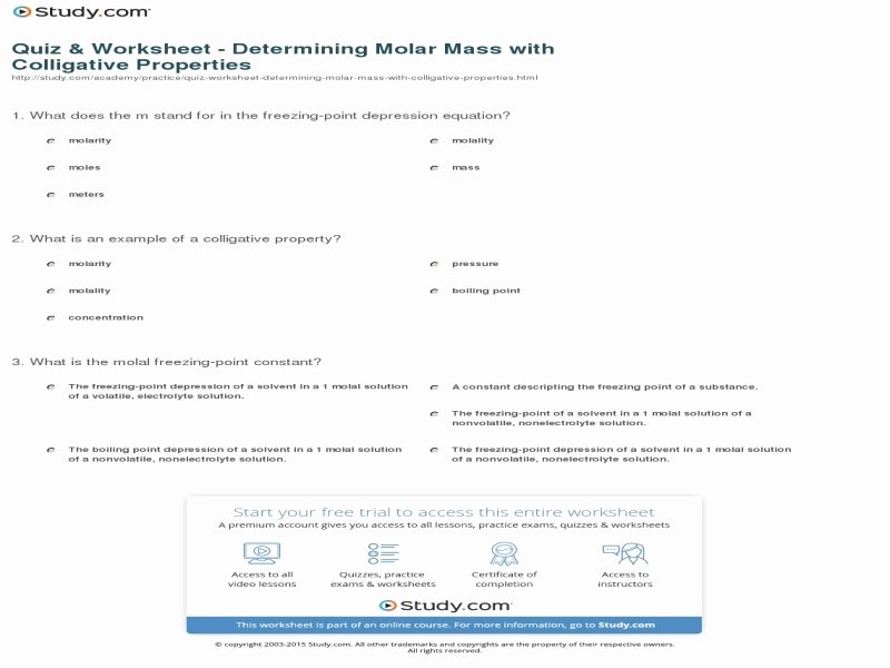 Molar Mass Worksheet Answer Key Elegant Molar Mass and Percent Position Worksheet Free