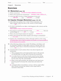 Momentum Worksheet Answer Key New Studylib Essys Homework Help Flashcards Research