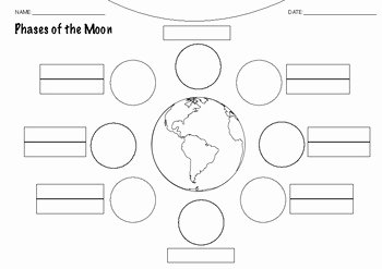 Moon Phases Worksheet Answers Elegant Phases Of the Moon Worksheet by Rosie Smith