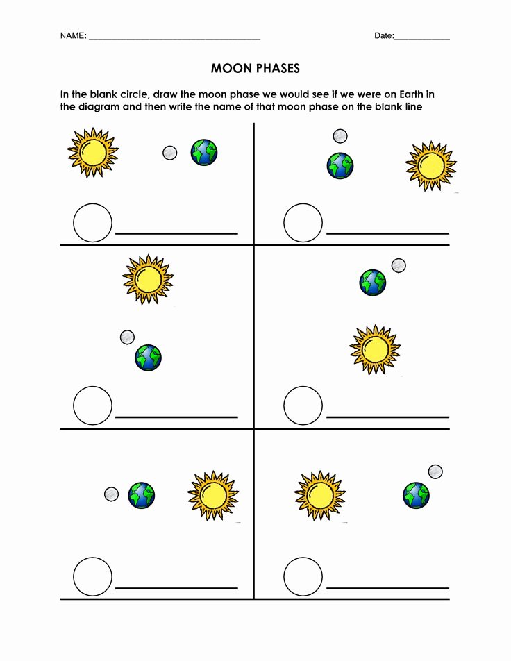 Moon Phases Worksheet Answers New 1000 Images About Lunar Cycle Moon Phases On Pinterest