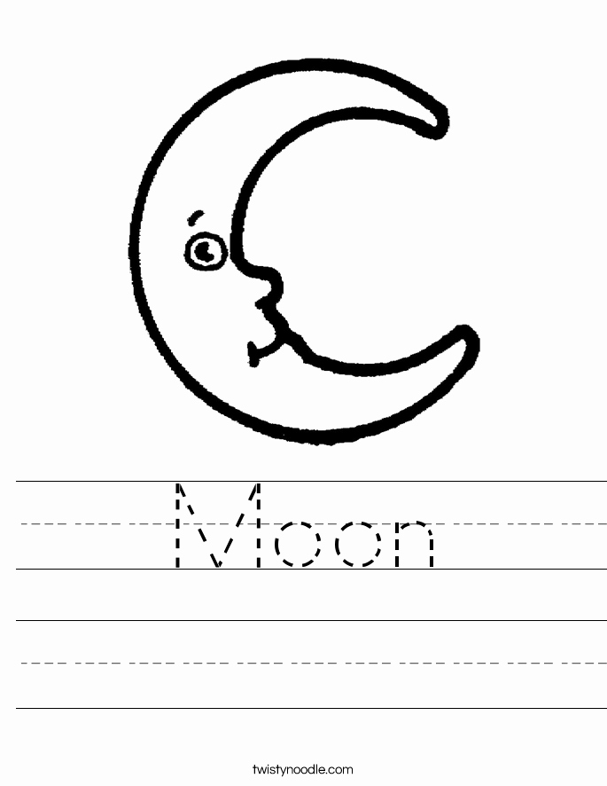 Moon Phases Worksheet Pdf Lovely Moon Worksheet Twisty Noodle